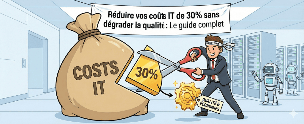 Le Guide Ultime pour réduire vos coûts IT de 30% (sans sacrifier la qualité ni la sécurité)