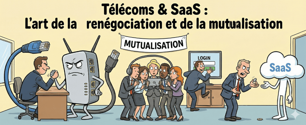 Télécoms & SaaS : L'art de la renégociation et de la mutualisation